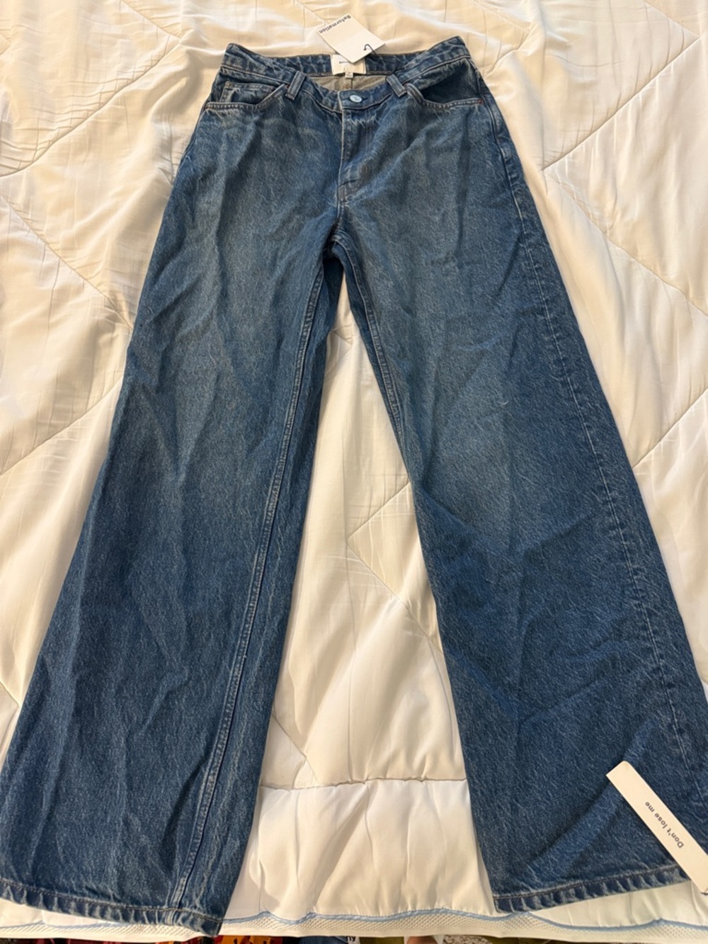 NWT Reformation Morley Baggy V Waist Jeans - Picture 3 of 3